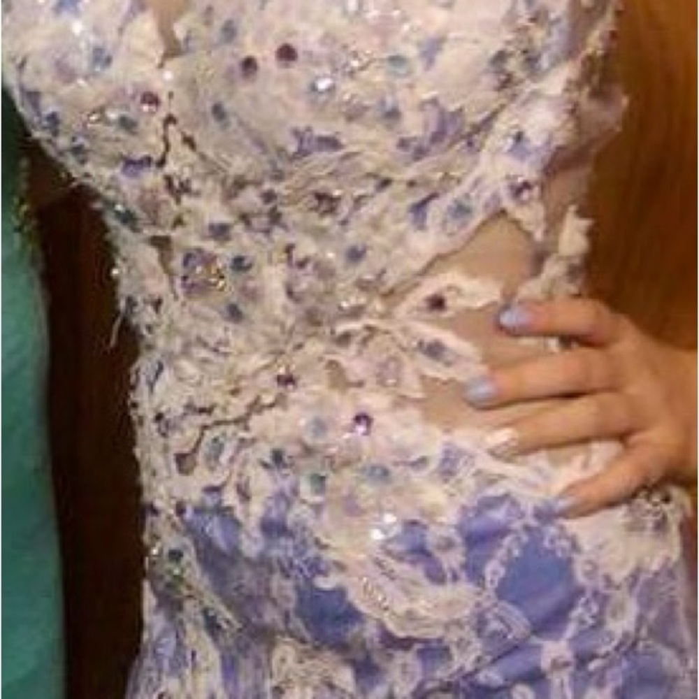 Periwinkle Prom Dress - Picture 3 of 3